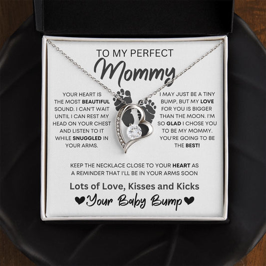 My Perfect Mom | Your Baby Bump - Forever Love Necklace